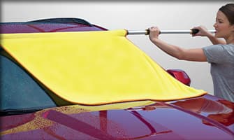 Drying the top of your car