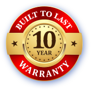 Warranty - Built to Last 10 years