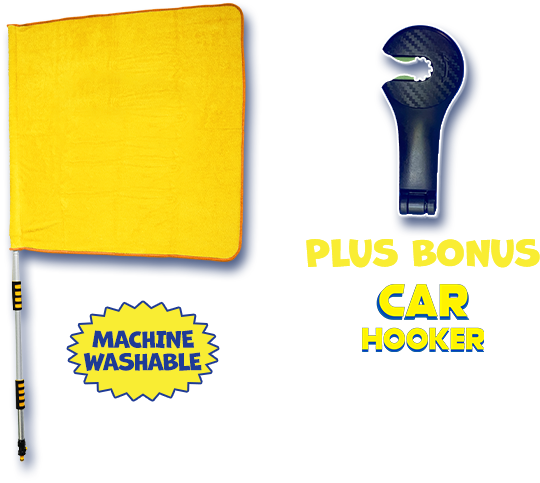 ShamPow™ is Machine Washable. Plus Bonus Car Hooker with every order. *Just pay separate $7.95 processing fee.